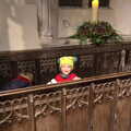 Fred in the choir, The Thrandeston Carol Gig, St. Margaret of Antioch, Thrandeston, Suffolk - 18th December 2012