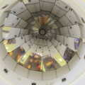 Fred's 'rocket' - a mirrored conical ceiling, A Trip to Spreyton, Devon - 24th December 2012