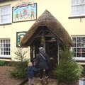 Fred and Isobel head into the Tom Cobley, A Trip to Spreyton, Devon - 24th December 2012