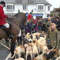 The crowds build up, The Boxing Day Hunt, Chagford, Devon - 26th December 2012
