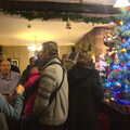 A festive scene inside the Three Crowns , The Boxing Day Hunt, Chagford, Devon - 26th December 2012