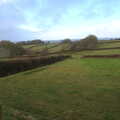 The view from Mother's garden, The Boxing Day Hunt, Chagford, Devon - 26th December 2012