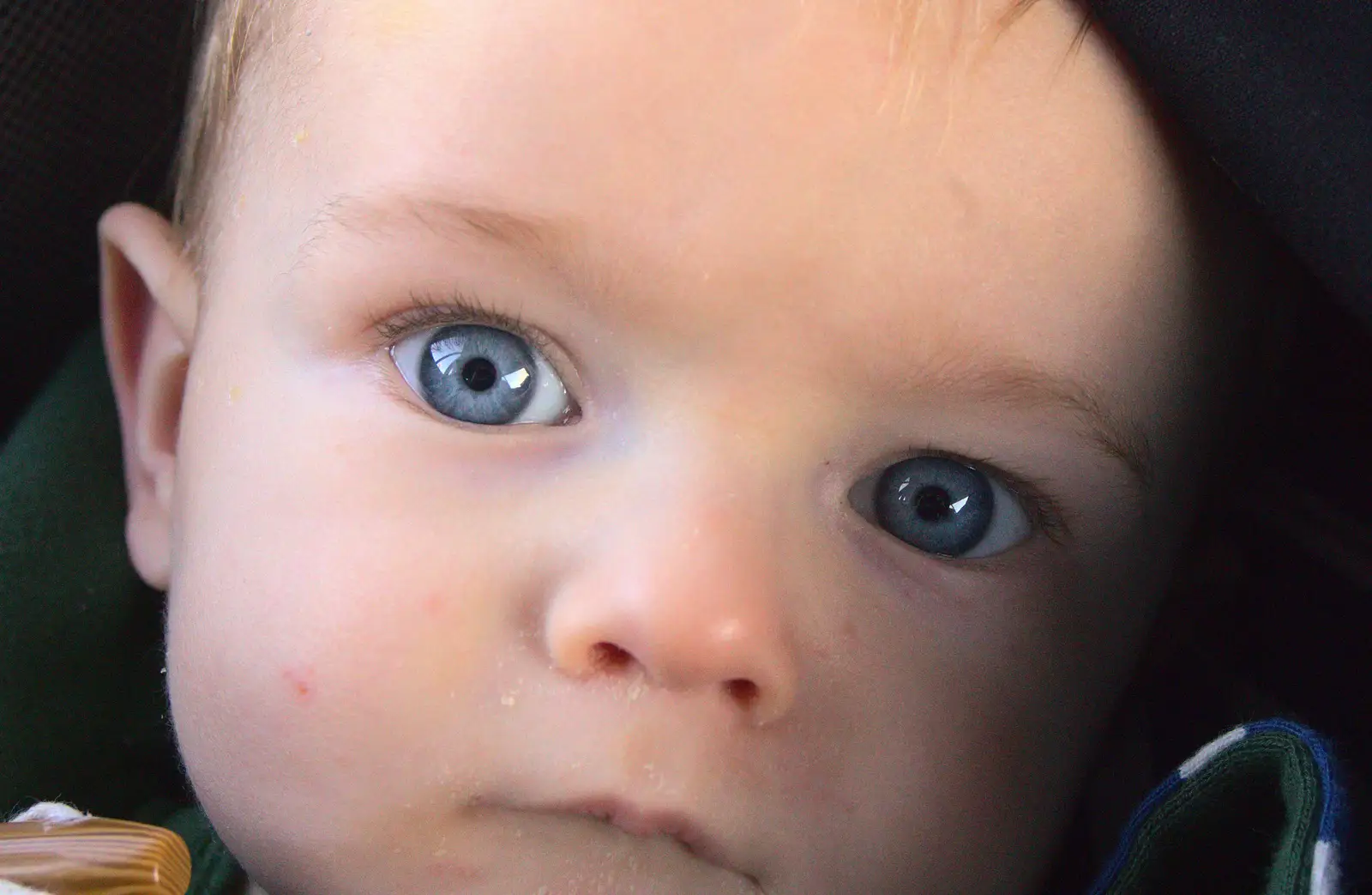 Harry flashes his baby blues, from New Year's Day and Lunch at the White Horse, Ipswich, Finningham and Brome - 1st January 2013