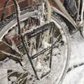 Nosher's bike is snowed under, A Couple of Snow Days, Brome, Suffolk - 16th January 2013