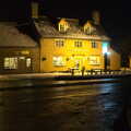 The Swan under sodium floodlights, A Couple of Snow Days, Brome, Suffolk - 16th January 2013