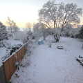 The view from the bedroom, More Snow Days and a Wind Turbine is Built, Brome, Suffolk - 19th January 2013