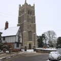 The church in Eye, More Snow Days and a Wind Turbine is Built, Brome, Suffolk - 19th January 2013