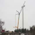 A close-up of the turbine construction, More Snow Days and a Wind Turbine is Built, Brome, Suffolk - 19th January 2013