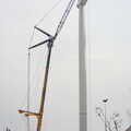 A epic crane does its thing, More Snow Days and a Wind Turbine is Built, Brome, Suffolk - 19th January 2013