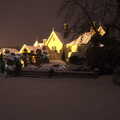 The Oaksmere at night, More Snow Days and a Wind Turbine is Built, Brome, Suffolk - 19th January 2013