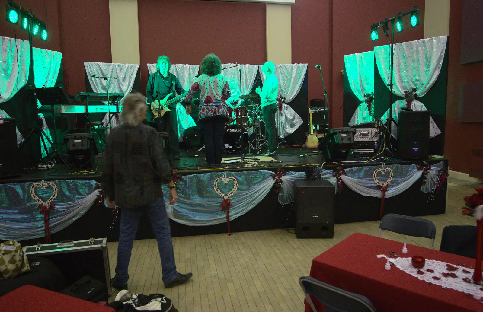 Rob roams around as the band sets up, from The BBs at The Cornhall, Diss, Norfolk - 31st January 2013