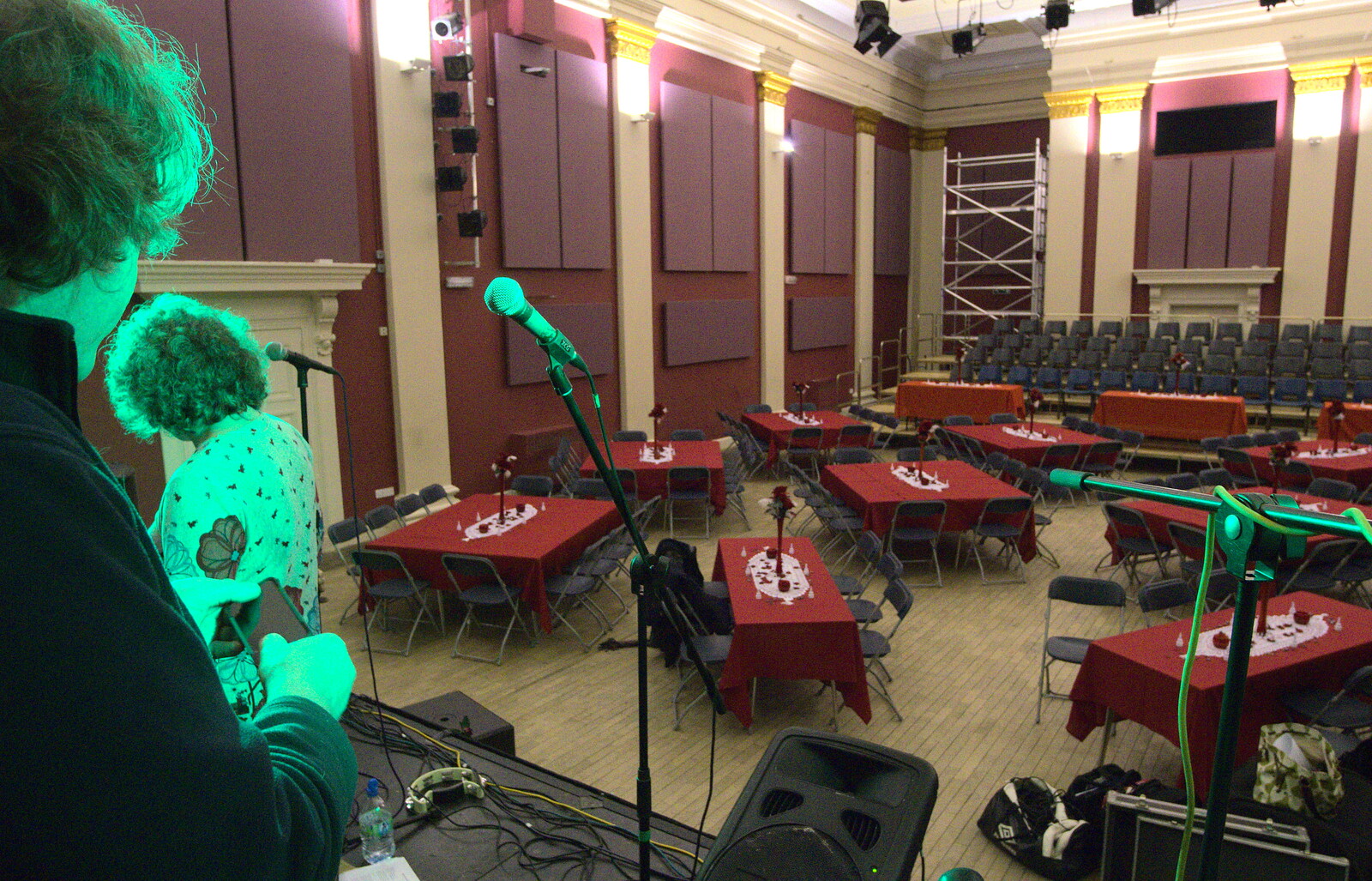 A view of the room from the stage from The BBs at The Cornhall, Diss, Norfolk - 31st January 2013