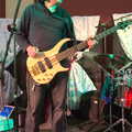 Max and his five-string bass, The BBs at The Cornhall, Diss, Norfolk - 31st January 2013