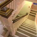A view down the staircase, The BBs at The Cornhall, Diss, Norfolk - 31st January 2013