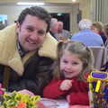 Clive and Amelia, Sunday Lunch at the Village Hall, Brome, Suffolk - 3rd February 2013