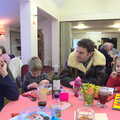 Fred plays with something, Sunday Lunch at the Village Hall, Brome, Suffolk - 3rd February 2013