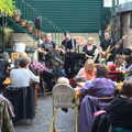 A busy Amandine's courtyard, Music at Amandines and a High Lodge Bike Ride, Diss and Brandon - 17th February 2013