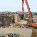 The old factory is demolished, The Demolition of the Bacon Factory, Ipswich, Suffolk - 20th February 2013