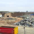 Another large pile of tangled metal, The Demolition of the Bacon Factory, Ipswich, Suffolk - 20th February 2013