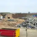 Another large pile of tangled metal, The Demolition of the Bacon Factory, Ipswich, Suffolk - 20th February 2013