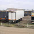 A load of derelict lorry trailers, The Demolition of the Bacon Factory, Ipswich, Suffolk - 20th February 2013