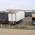 A load of derelict lorry trailers, The Demolition of the Bacon Factory, Ipswich, Suffolk - 20th February 2013