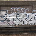 More silver graffiti, The Demolition of the Bacon Factory, Ipswich, Suffolk - 20th February 2013