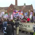 The Muslim Council of Cambridgeshire joins in, An Anti-Fascist March, Mill Road, Cambridge - 23rd February 2013