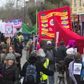 Norwich Trades Union representation, An Anti-Fascist March, Mill Road, Cambridge - 23rd February 2013