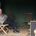 Grandad sits in the shed and scowls at Fred, A Walk around Bressingham Winter Garden, Bressingham, Norfolk - 3rd March 2013
