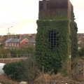 The derelict water tower near Manningtree station, Bramford Dereliction and Marconi Demolition, Chelmsford - 12th March 2013
