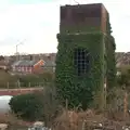 The derelict water tower near Manningtree station, Bramford Dereliction and Marconi Demolition, Chelmsford - 12th March 2013