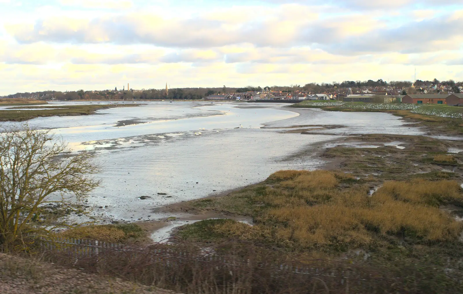 A view towards Manningtree, from Bramford Dereliction and Marconi Demolition, Chelmsford - 12th March 2013