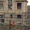 Smashed windows in a stone building, Bramford Dereliction and Marconi Demolition, Chelmsford - 12th March 2013