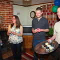 Andy's still on cake duty, Mikey P and Andy's 40th Birthday, Thorpe Abbots, Norfolk - 16th March 2013