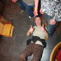 Andy's on the floor, Mikey P and Andy's 40th Birthday, Thorpe Abbots, Norfolk - 16th March 2013