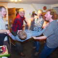 Mike gets the bumps, Mikey P and Andy's 40th Birthday, Thorpe Abbots, Norfolk - 16th March 2013
