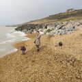 On Barton-on-Sea beach, Barton on Sea Beach, and a Trip to Christchurch, Hampshire and Dorset - 19th March 2013