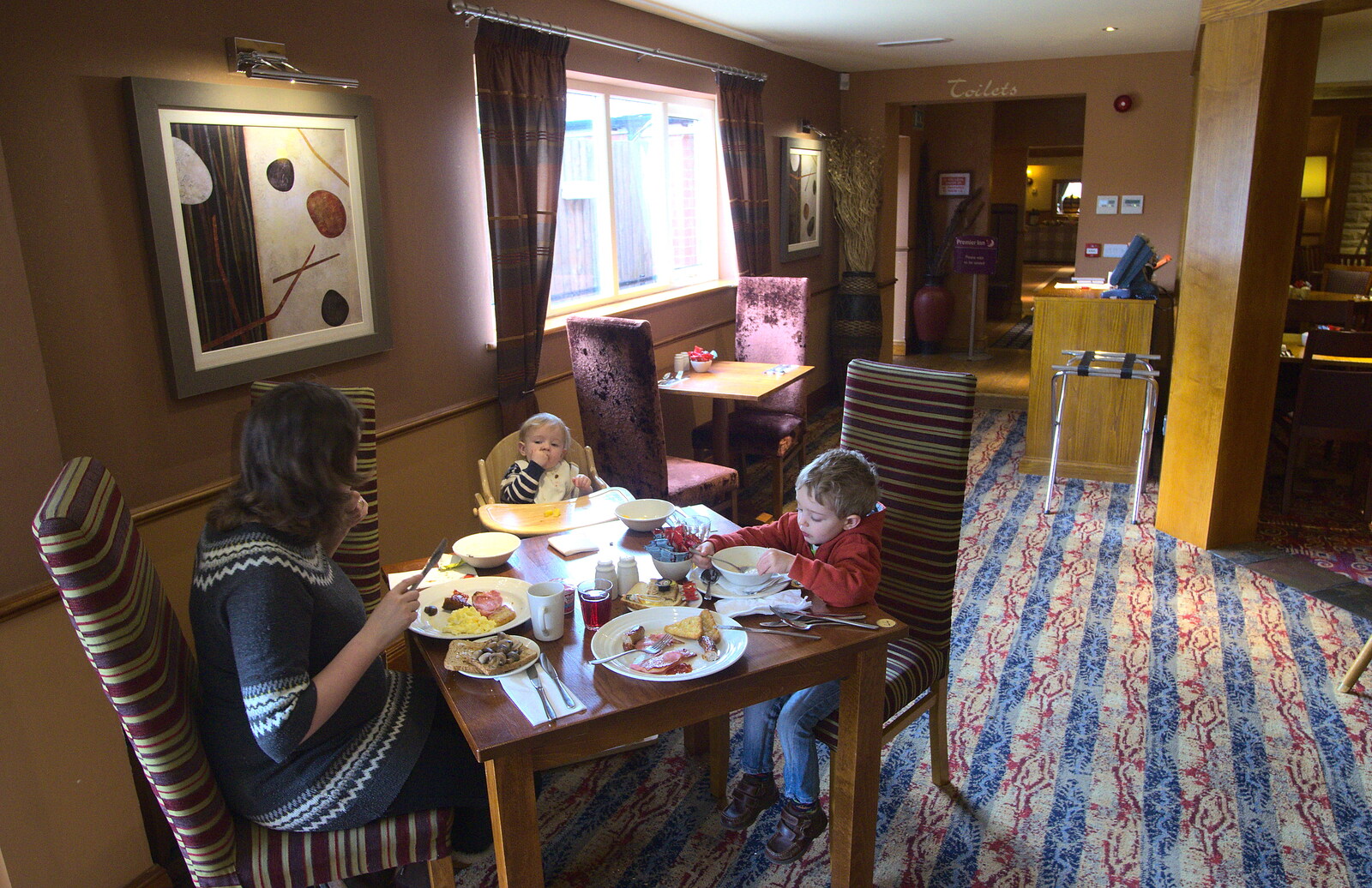 Breakfast in the Premier Inn, Highcliffe from The Ornamental Drive, Rhinefield, New Forest - 20th March 2013