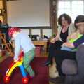Back in the lounge, An Easter Visit from Da Gorls, Brome, Suffolk - 2nd April 2013