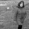 Louise stands around, A Walk at Grandad's, Bramford Dereliction and BSCC at Yaxley, Eye, Suffolk - 2nd April 2013