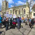 A Bedroom Tax demo on the Haymarket, A Very Random Norwich Day, and The BBs at Laxfield, Norfolk and Suffolk - 13th April 2013