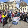 A mini 'bedroom tax' protest, A Very Random Norwich Day, and The BBs at Laxfield, Norfolk and Suffolk - 13th April 2013