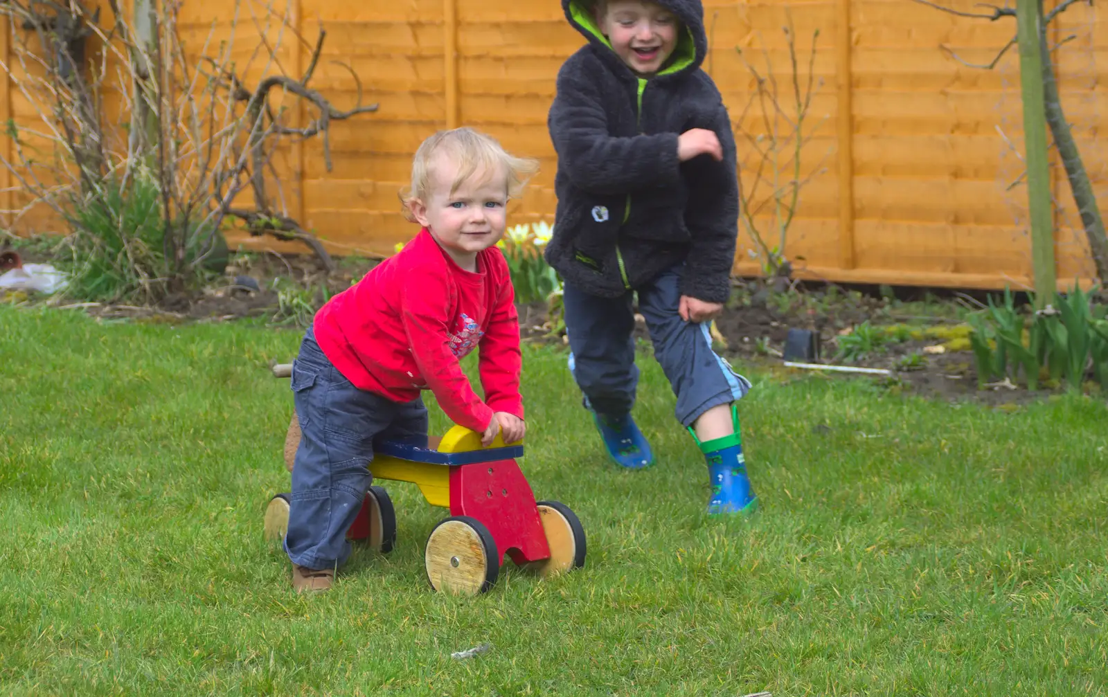 Harry and Fred, from A Very Random Norwich Day, and The BBs at Laxfield, Norfolk and Suffolk - 13th April 2013