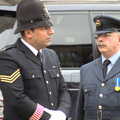 A Met sergeant and an RAF type, Margaret Thatcher's Funeral, St. Paul's, London - 17th April 2013