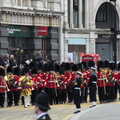 Another military band in Bearskins, Margaret Thatcher's Funeral, St. Paul's, London - 17th April 2013