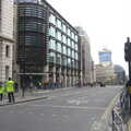 Heading back up Cannon Street, Margaret Thatcher's Funeral, St. Paul's, London - 17th April 2013