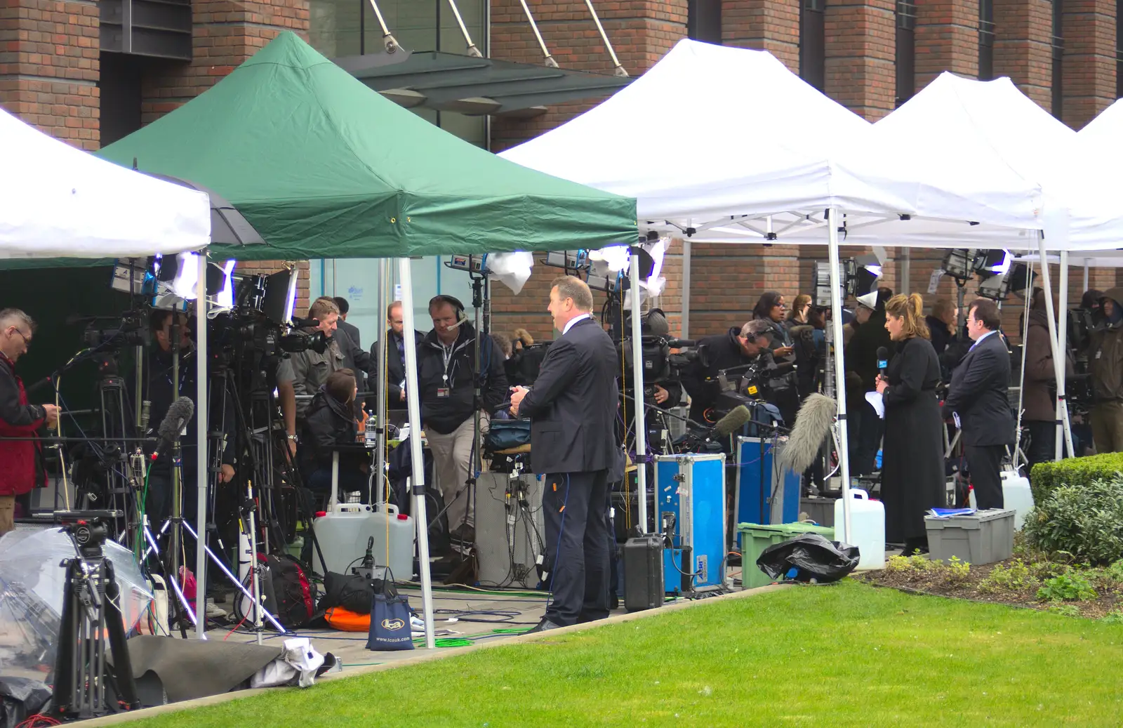 The world's media is in attendance, from Margaret Thatcher's Funeral, St. Paul's, London - 17th April 2013