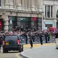 A heavily-armed Land Rover unit roams around, Margaret Thatcher's Funeral, St. Paul's, London - 17th April 2013