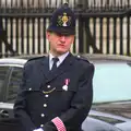 A City of London Rozzer, in ceremonial uniform, Margaret Thatcher's Funeral, St. Paul's, London - 17th April 2013